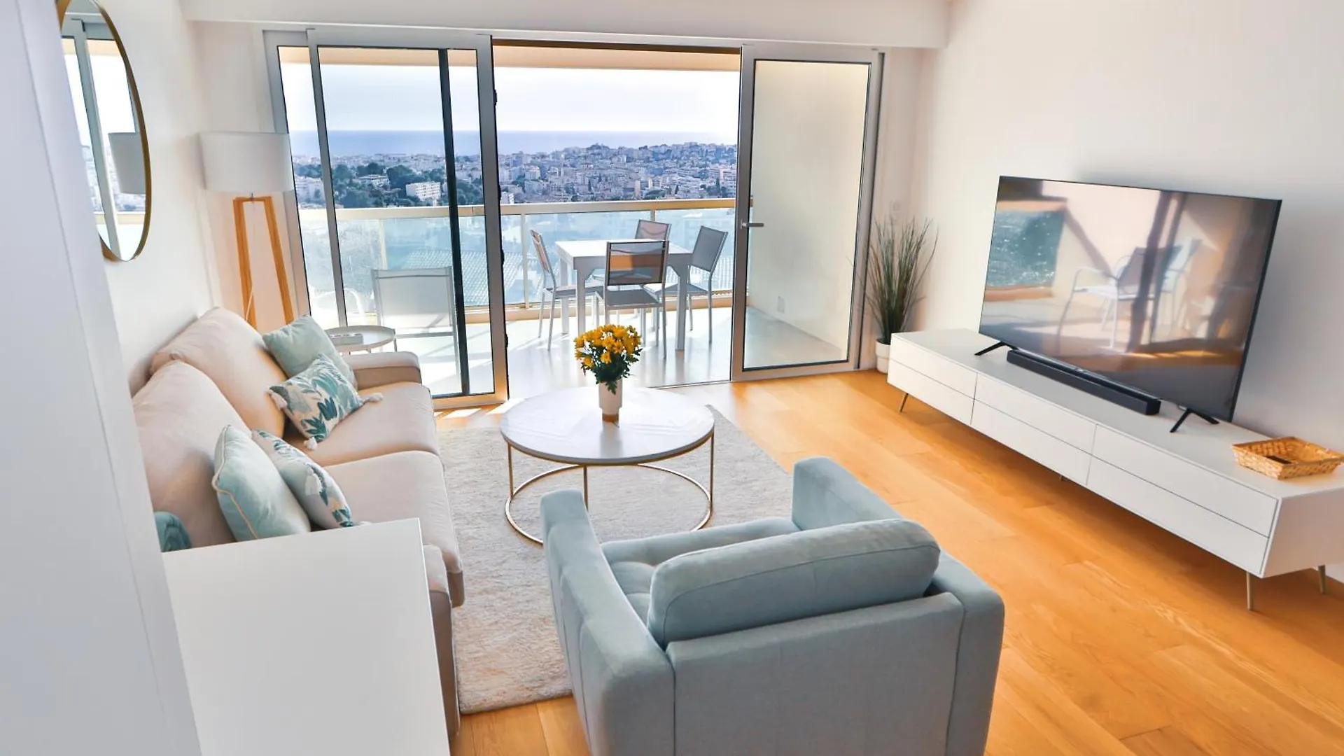 アパート Splendide Vue Mer, Terrasse, Piscine Et Parking ル·カネ