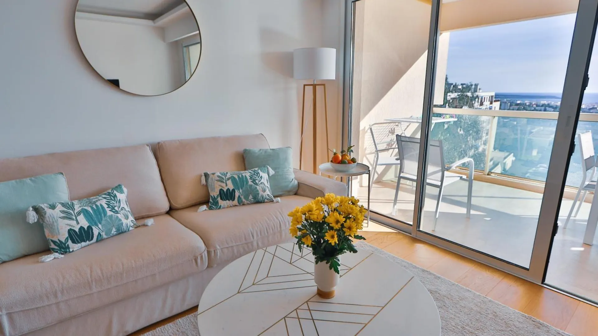 アパート Splendide Vue Mer, Terrasse, Piscine Et Parking ル·カネ